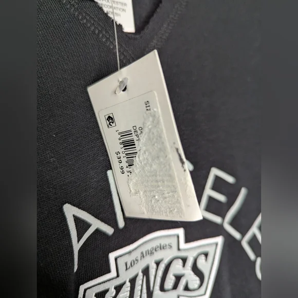 NWT Los Angeles Kings NHL Women's Hooded Sweatshirt Size L - Picture 3 of 7